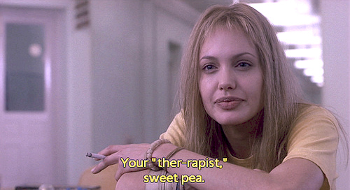 Girl Interrupted (1999)  Quote (About therapist pea)
