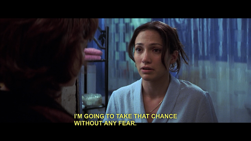 Maid in Manhattan (2002)  Quote (About gut gifs fear dream chance)