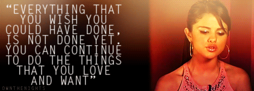Selena Gomez Quote (About want love dream desire)