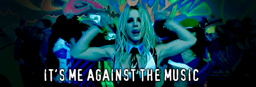 Britney Spears Me Against the Music Quote (About music gifs against the music)