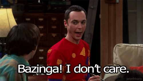The Big Bang Theory Quote (About shoes funny Bazinga)