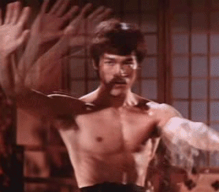 Bruce Lee  Quote (About many hands kungfu kung fu gifs funny)