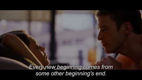 Friends with Benefits (2011) Quote (About start restart new life end beginning)