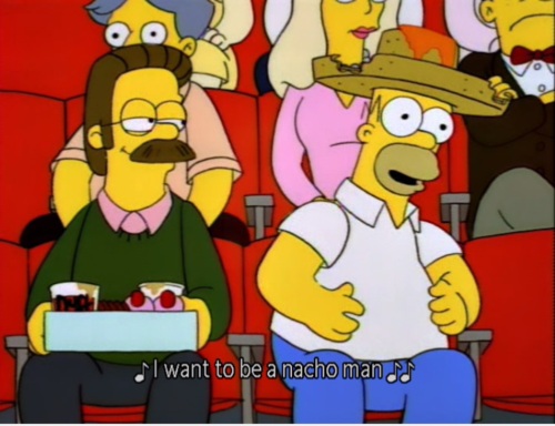 The Simpsons  Quote (About nacho mexico mexican)