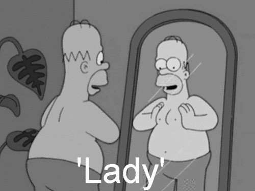 The Simpsons  Quote (About man lady gifs)