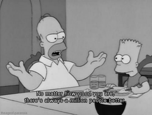 The Simpsons  Quote (About succes life learning learn improve better)