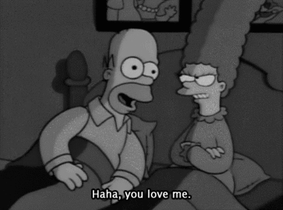 The Simpsons  Quote (About you love me love)