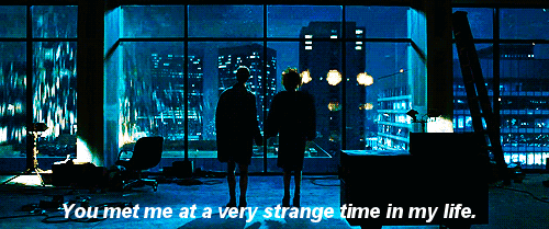 Fight Club (1999)  Quote (About strange time life gifs ending)