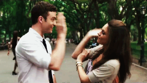 Friends with Benefits (2011) Quote (About high five gifs ANW)