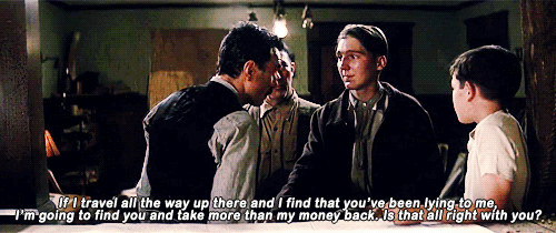There Will Be Blood (2007)  Quote (About travel money liar gifs)