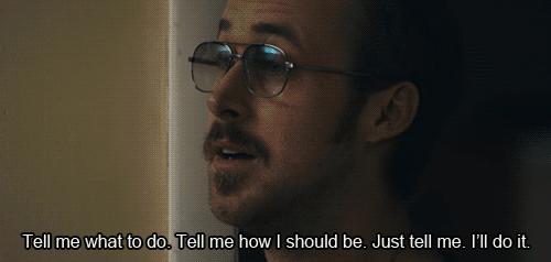 Blue Valentine (2010)  Quote (About what to do just tell me gifs)