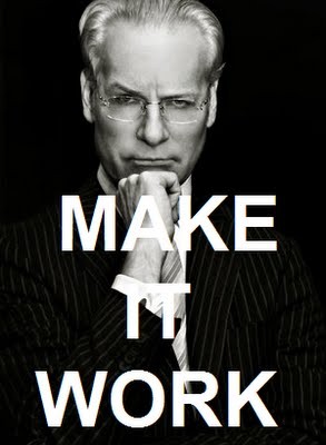 Tim Gunn Quote (About make it work funny fashion)