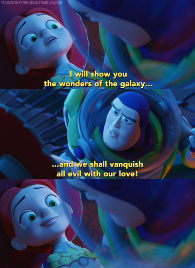 Toy Story 3 (2010) Quote (About love Jessie evil)