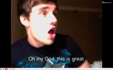 Liam Payne  Quote (About omg oh my god gifs)