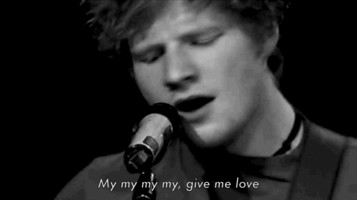 Give Me Love Quote (About romance love give me love gifs black and white)