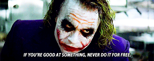 The Dark Knight (2008)  Quote (About success rich price never life good gifs free)