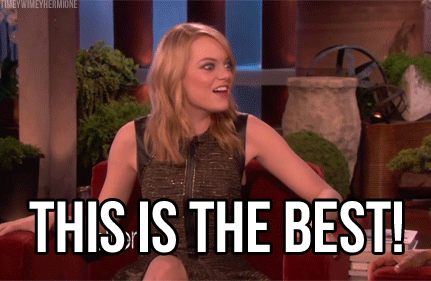 Emma Stone  Quote (About great good gifs best)