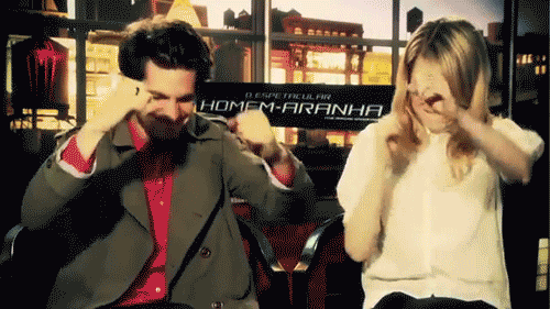 Emma Stone,Andrew Garfield  Quote (About love interview gifs dating dancing couple)