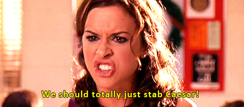 Mean Girls (2004) Quote (About stab gifs Caeser anger)