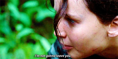 The Hunger Games (2012) Quote (About support protect love leave gifs)