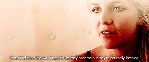 Britney Spears  Quote (About listen hear gifs feel)
