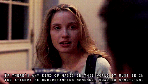 Before Sunrise (1995)  Quote (About understand share magic gifs)