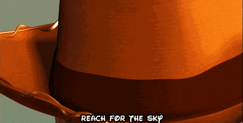 Toy Story (1995)  Quote (About reach for the sky gifs)