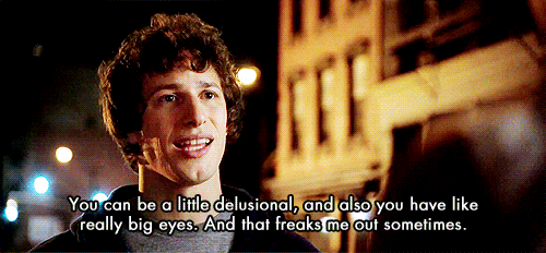 Friends with Benefits (2011)  Quote (About scary gifs freaking delusional breakup break up big eyes)