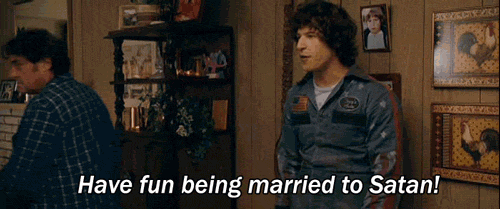 Hot Rod (2007)  Quote (About satan married gifs funny fun)