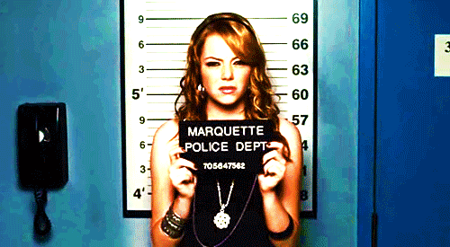 Easy A (2010)  Quote (About police station police photo Marquette jail gifs)