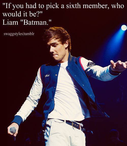 Liam Payne  Quote (About member batman)