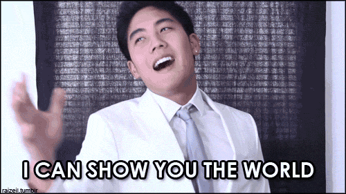 Ryan Higa (Nigahiga)  Quote (About teehee i can show you the world gifs funny)