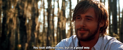 The Notebook (2004)  Quote (About the same old friends good way gifs exes ex girlfriend ex boyfriend different change)