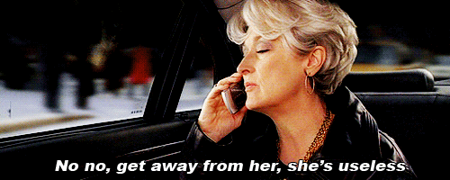 The Devil Wears Prada (2006)  Quote (About useless mean gifs get away boss bitch)