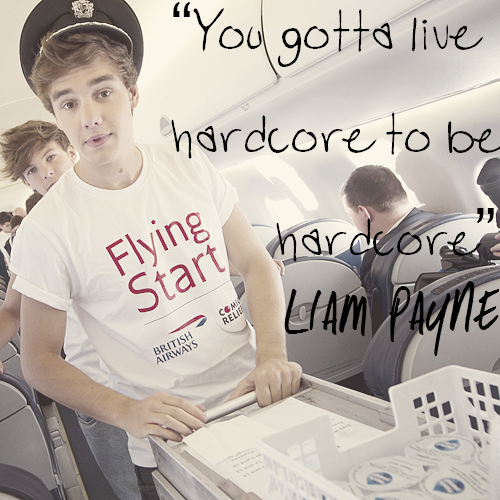 Liam Payne  Quote (About live life hardcore)