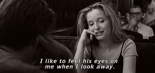 Before Sunrise (1995)  Quote (About look away eyes)