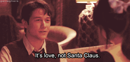 Image result for its love not santa 500 days of summer