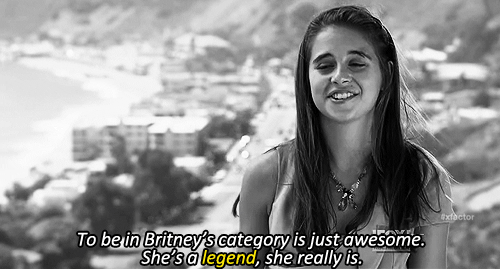 The X Factor  Quote (About winner legend judges gifs britney spears britney black and white)