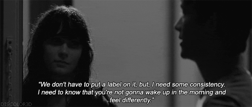 (500) Days of Summer (2009)  Quote (About wake up morning love label gifs different consistency break up)