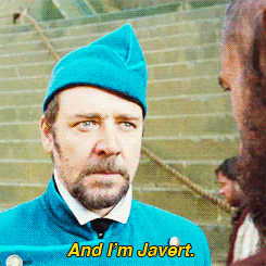 Les Misérables (2012)  Quote (About my name is javert introduction gifs)
