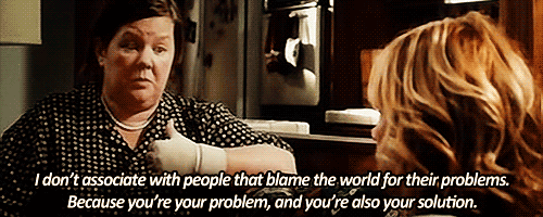 Bridesmaids (2011) Quote (About solution problem life gifs failure blame)