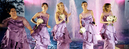 Bridesmaids (2011) Quote (About wedding ceremony song hold on gifs dancing)