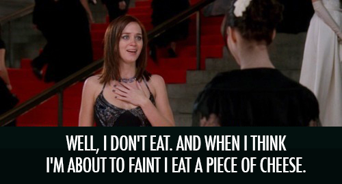 The Devil Wears Prada (2006) Quote (About on diet food cheese)