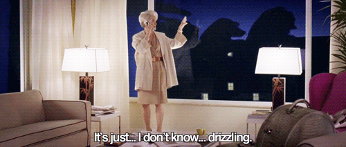 The Devil Wears Prada (2006) Quote (About typhoon thunderstorm plane gifs drizzling)