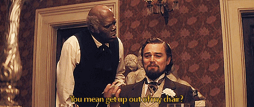 Django Unchained (2012) Quote (About gifs chair)