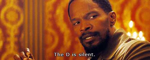 Django Unchained (2012) Quote (About spelling gifs Django)