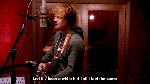 Ed Sheeran, Give Me Love Quote (About miss you love gifs feelings)