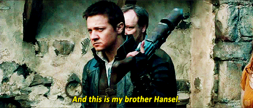 Hansel & Gretel: Witch Hunters (2013) Quote (About sister gifs brother)