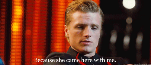 The Hunger Games (2012) Quote (About star crossed lovers love gifs)
