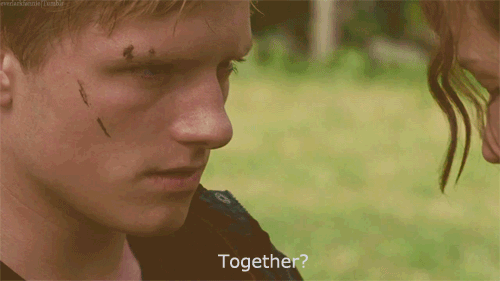 The Hunger Games (2012) Quote (About together star crossed loveres nightlock berries gifs)
